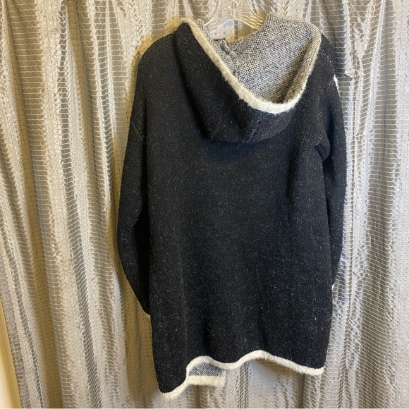 Janice Hooded Sweater Jacket Size Large - Picture 2 of 9